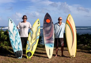 2 GENERATIONS OF BOARD BUILDING 30 YRS APART
